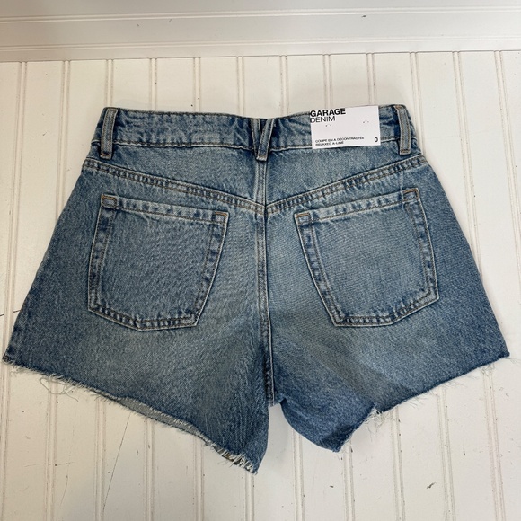 NEW Garage Denim Relaxed A Line Short Fanny Blue - Picture 5 of 7